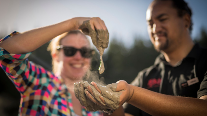 Explore Rotorua’s most active thermal park!  Hell’s Gate is set on over 50 acres of highly active geothermal landscape.